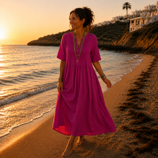 BLANCA™ | Vestido Plisado