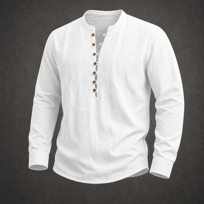 Hombre Camisa de lino de verano