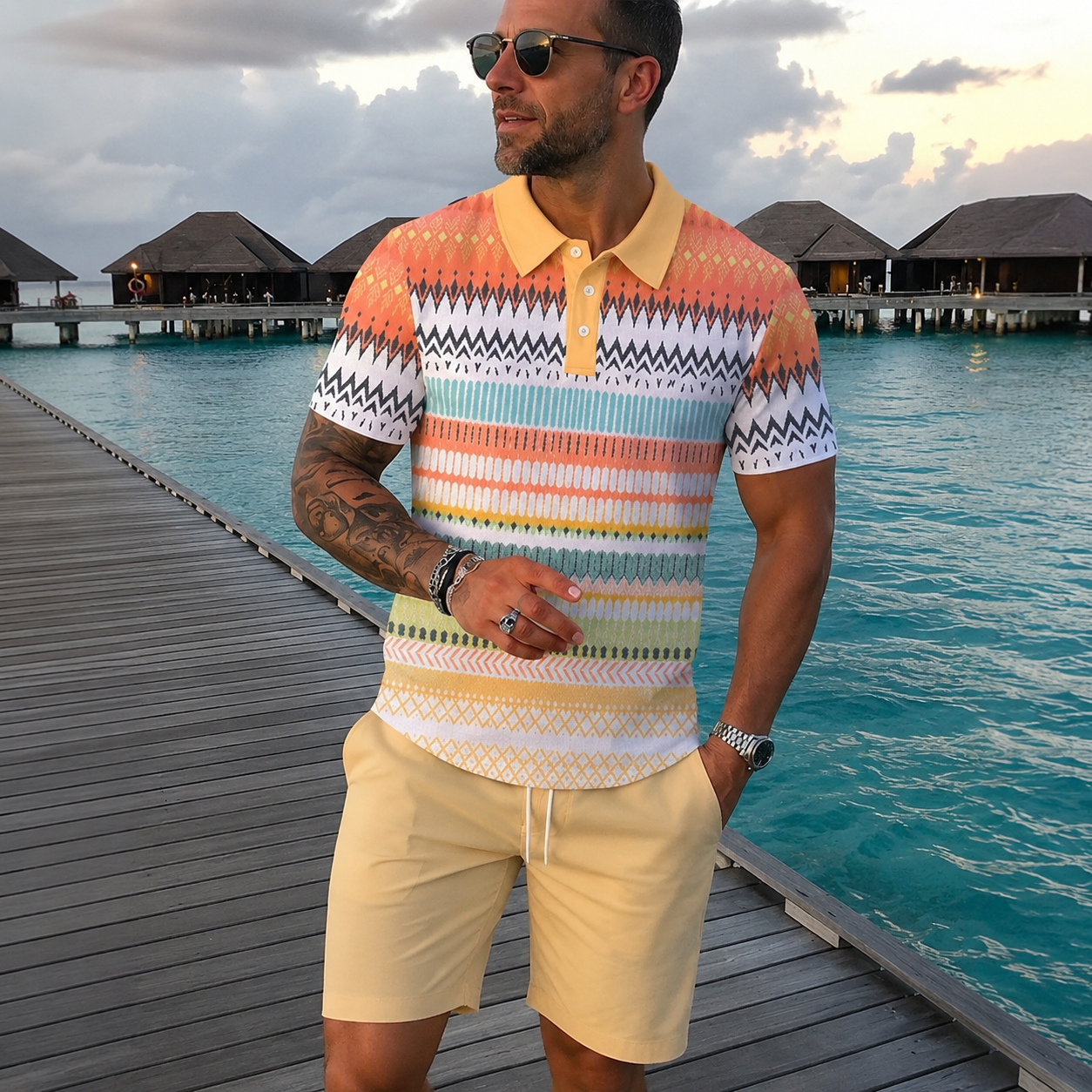 Conjunto de 2 piezas para hombre