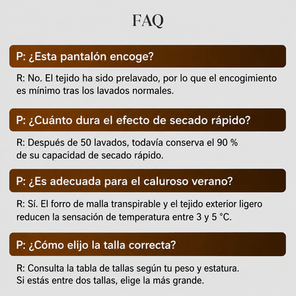 Cómodos pantalones con múltiples bolsillos