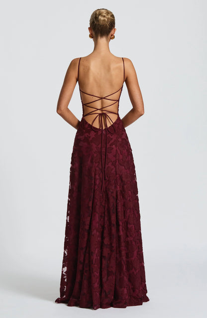 Clara Léon™ | Vestido maxi elegante