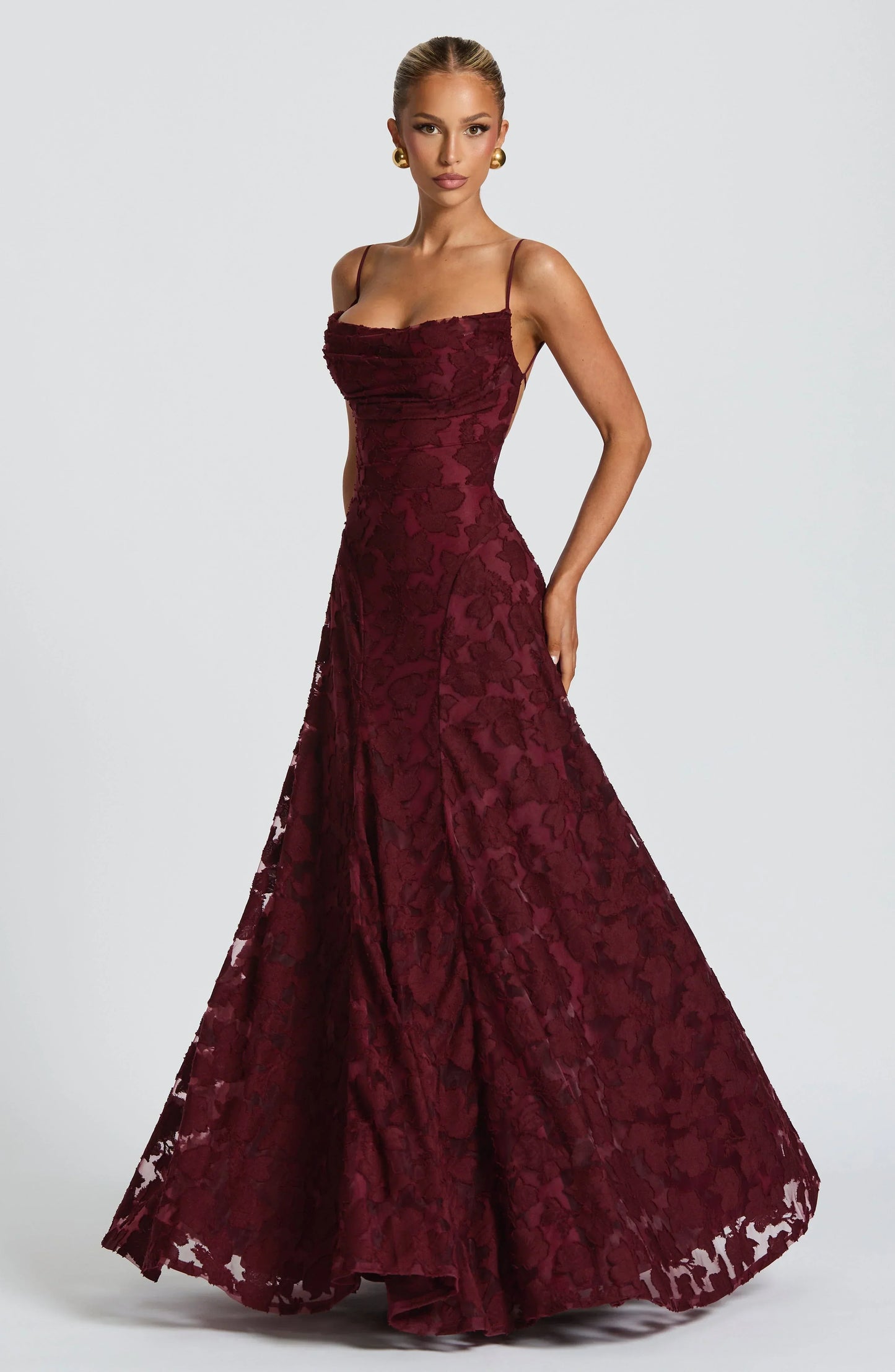Clara Léon™ | Vestido maxi elegante