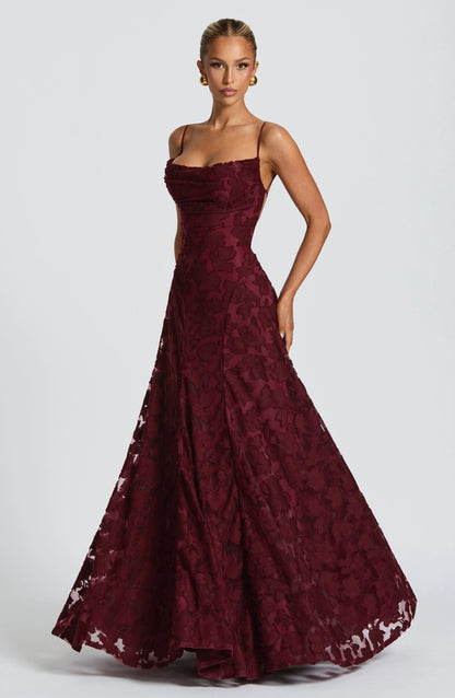 Clara Léon™ | Vestido maxi elegante