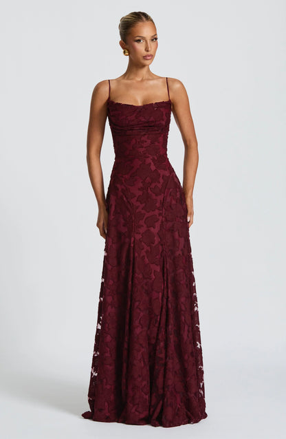 Clara Léon™ | Vestido maxi elegante