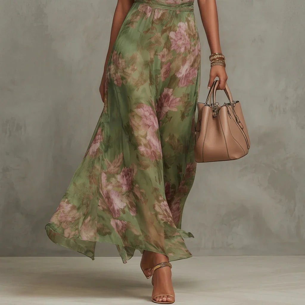 Amelia | Vestido Midi con Escote Halter