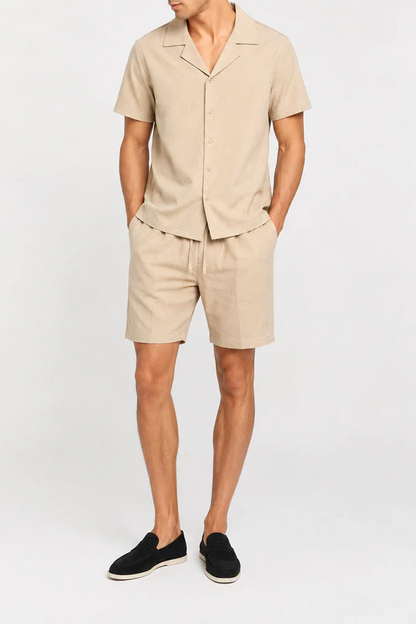 Elegante conjunto de lino
