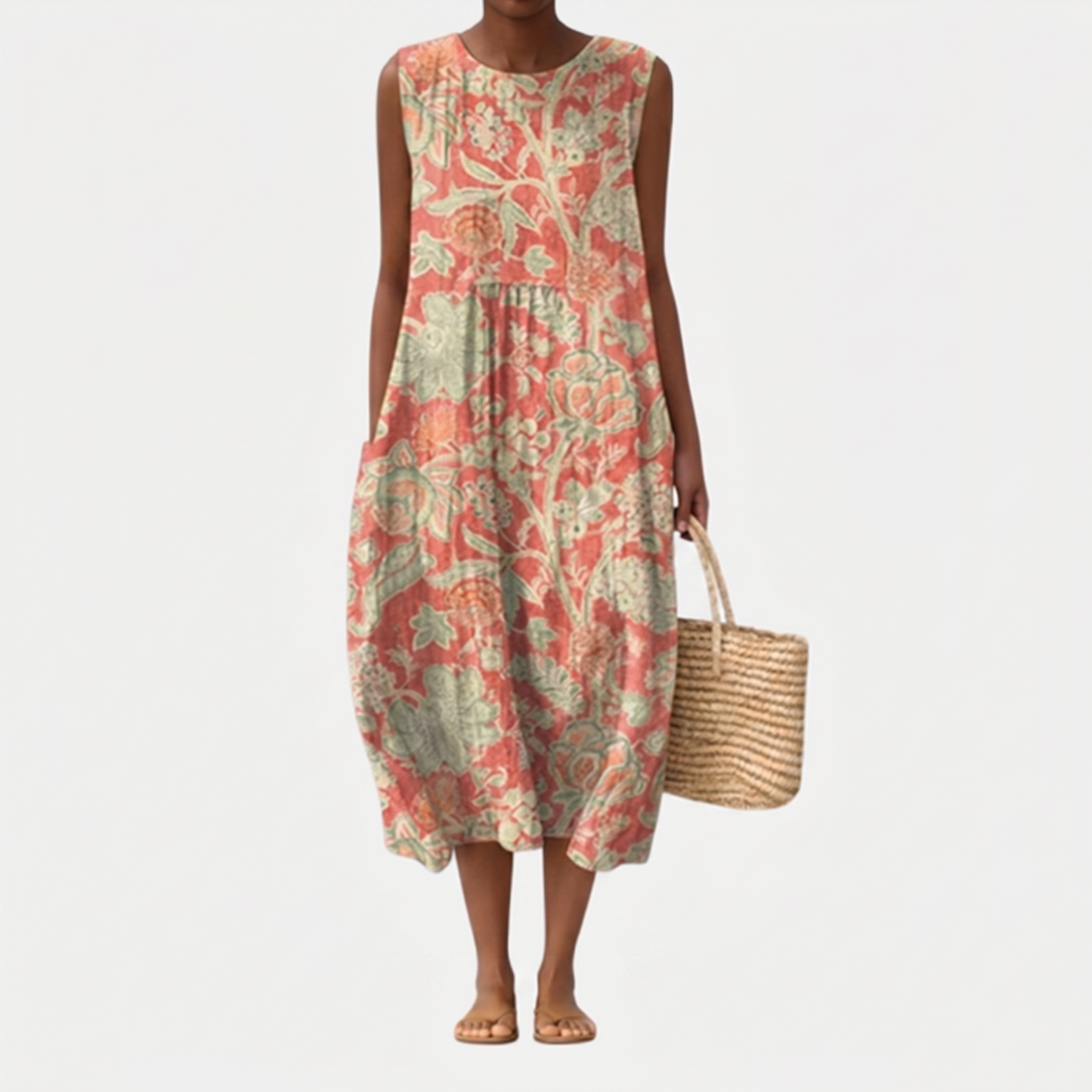 Raquel™ | Vestido midi de diario