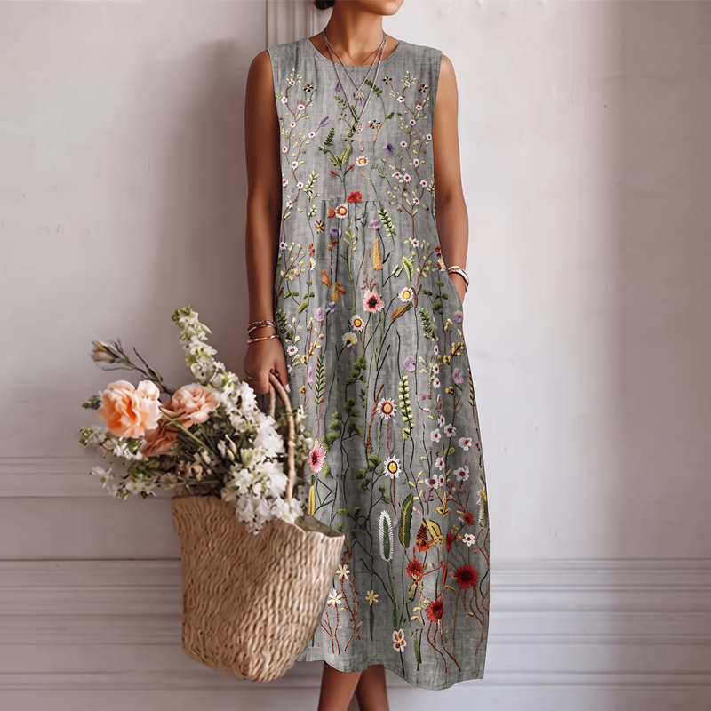 Alba™ | Vestido midi de diario