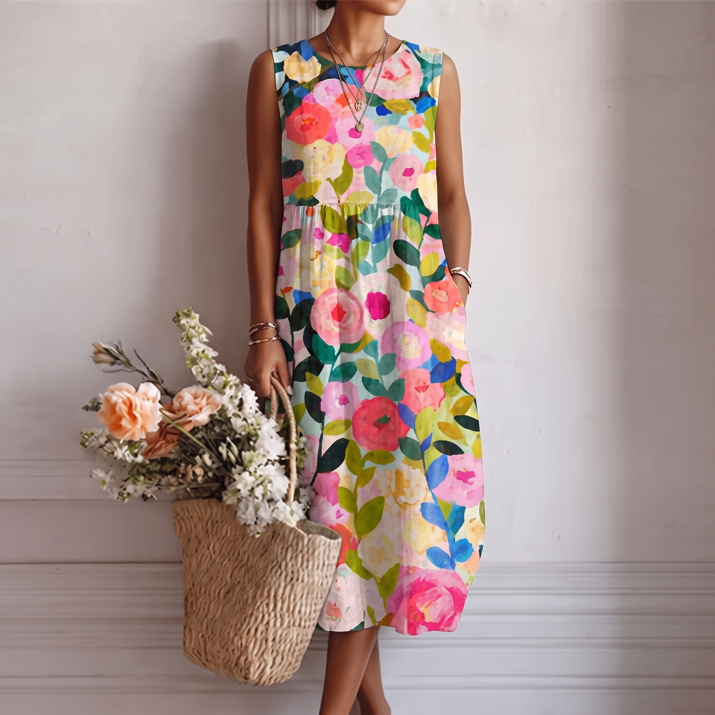 Nina™ | Vestido midi de diario