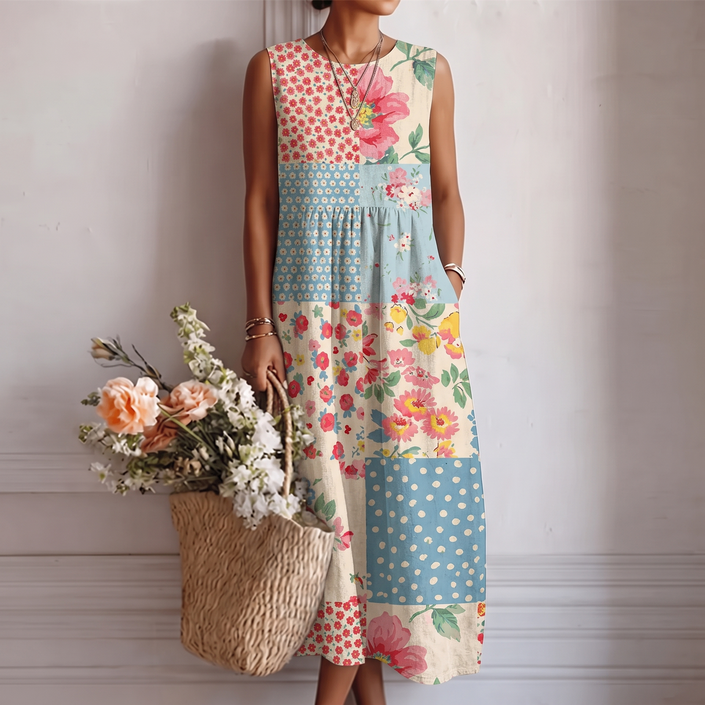 Mila™ | Vestido midi de diario
