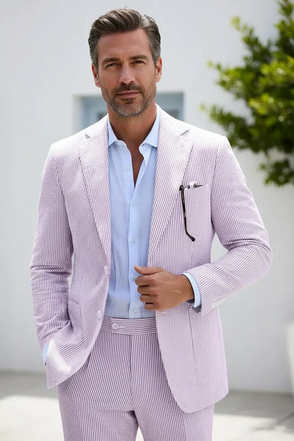 Trajes de dos piezas de verano para hombre