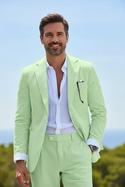 Trajes de dos piezas de verano para hombre
