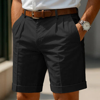 Loren | Pantalón corto plisado de verano para hombre