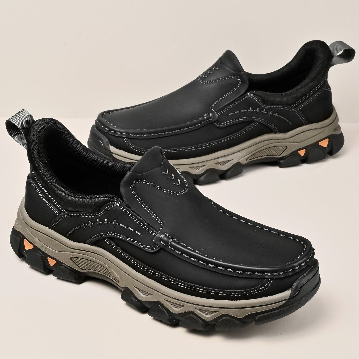 Zapatos ortopédicos sin cordones para caminar