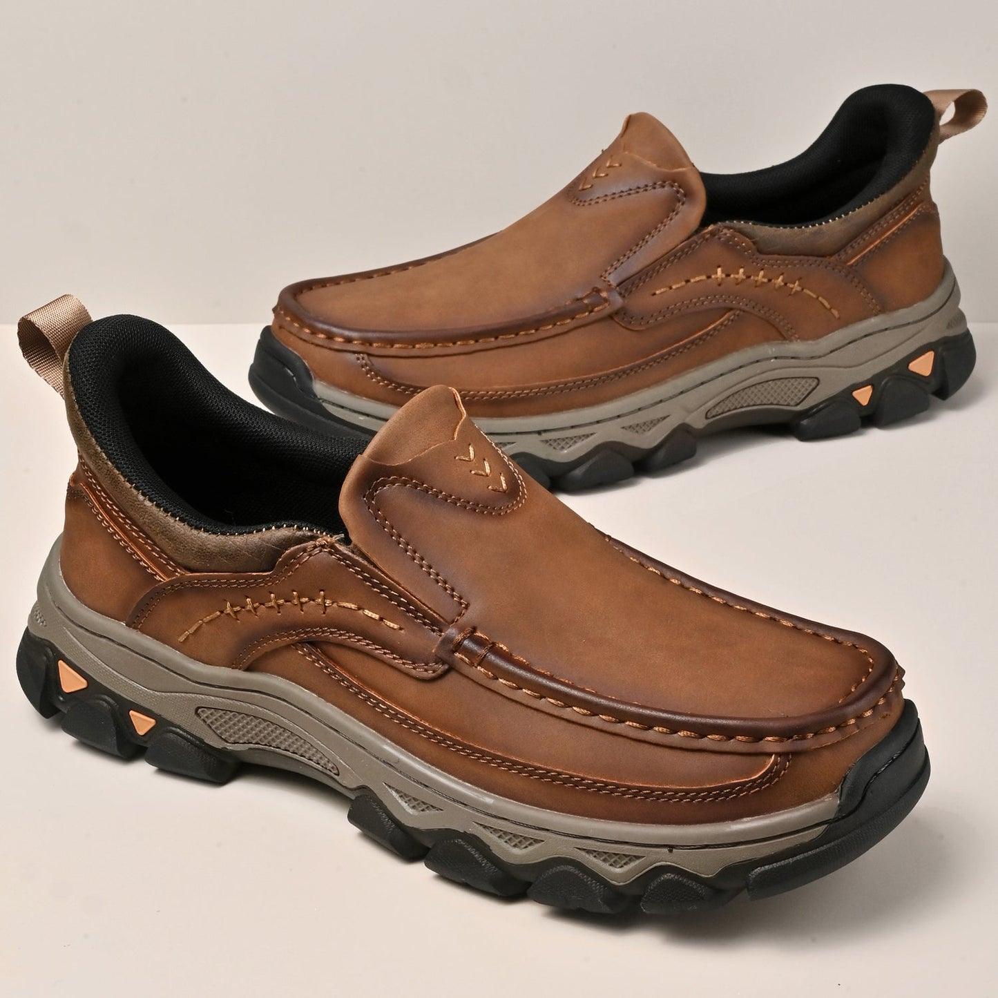Zapatos ortopédicos sin cordones para caminar