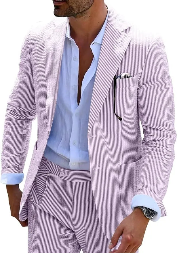 Trajes de dos piezas de verano para hombre