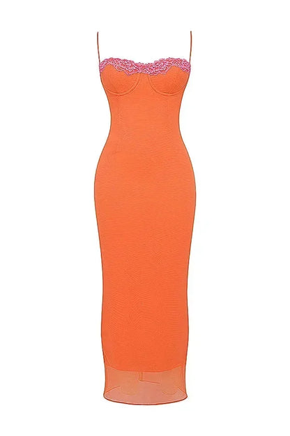 Vestido largo mujer con tirantes ajustables y estampado floral