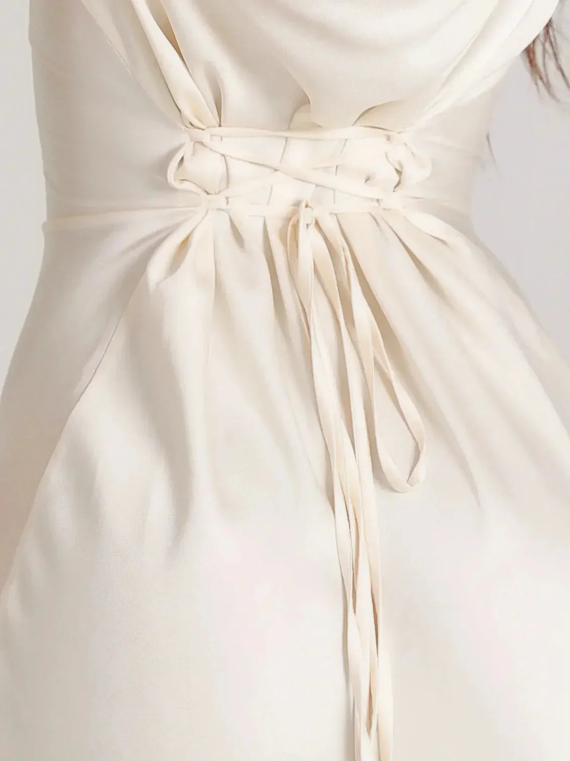 Vestido maxi mujer de manga larga para invitada de boda