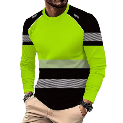 Camiseta deportiva de manga larga para hombre