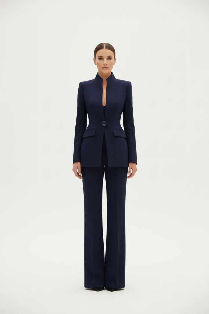 GEORGINA™  | Conjunto de blazer y pantalones palazzo