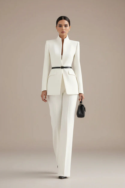 GEORGINA™  | Conjunto de blazer y pantalones palazzo