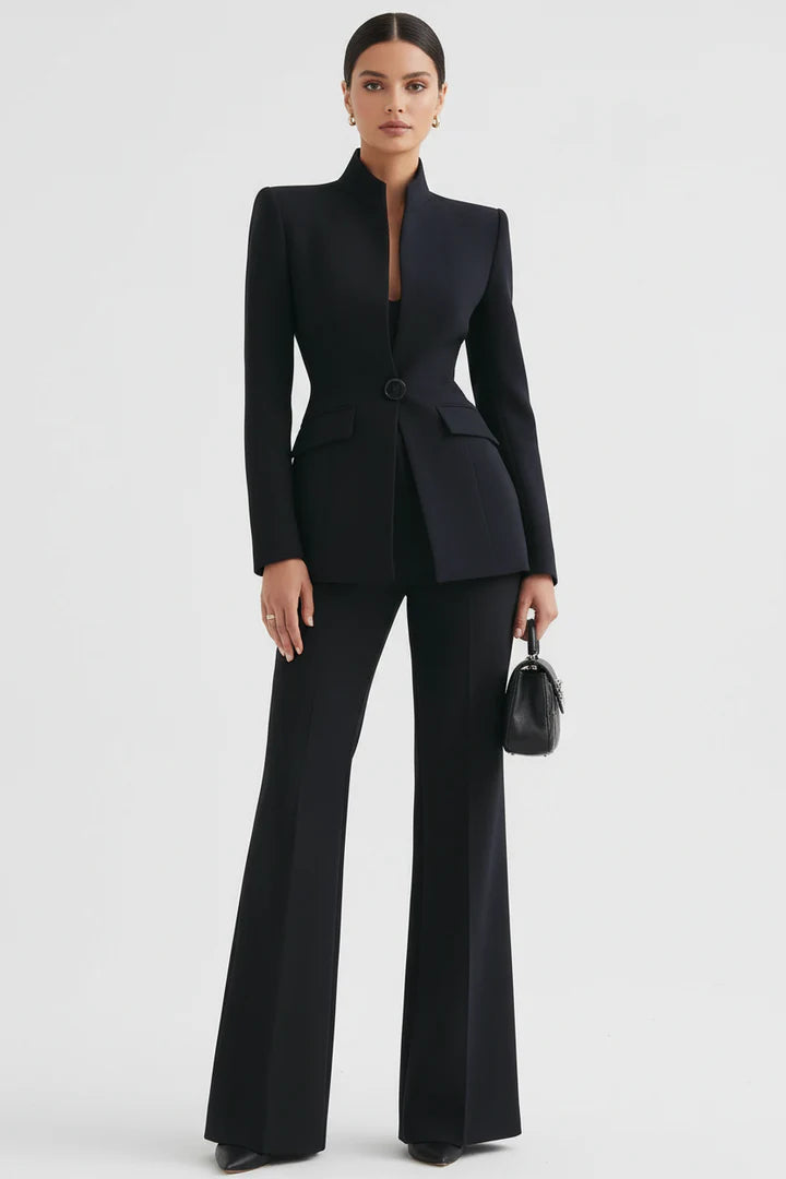 GEORGINA™  | Conjunto de blazer y pantalones palazzo