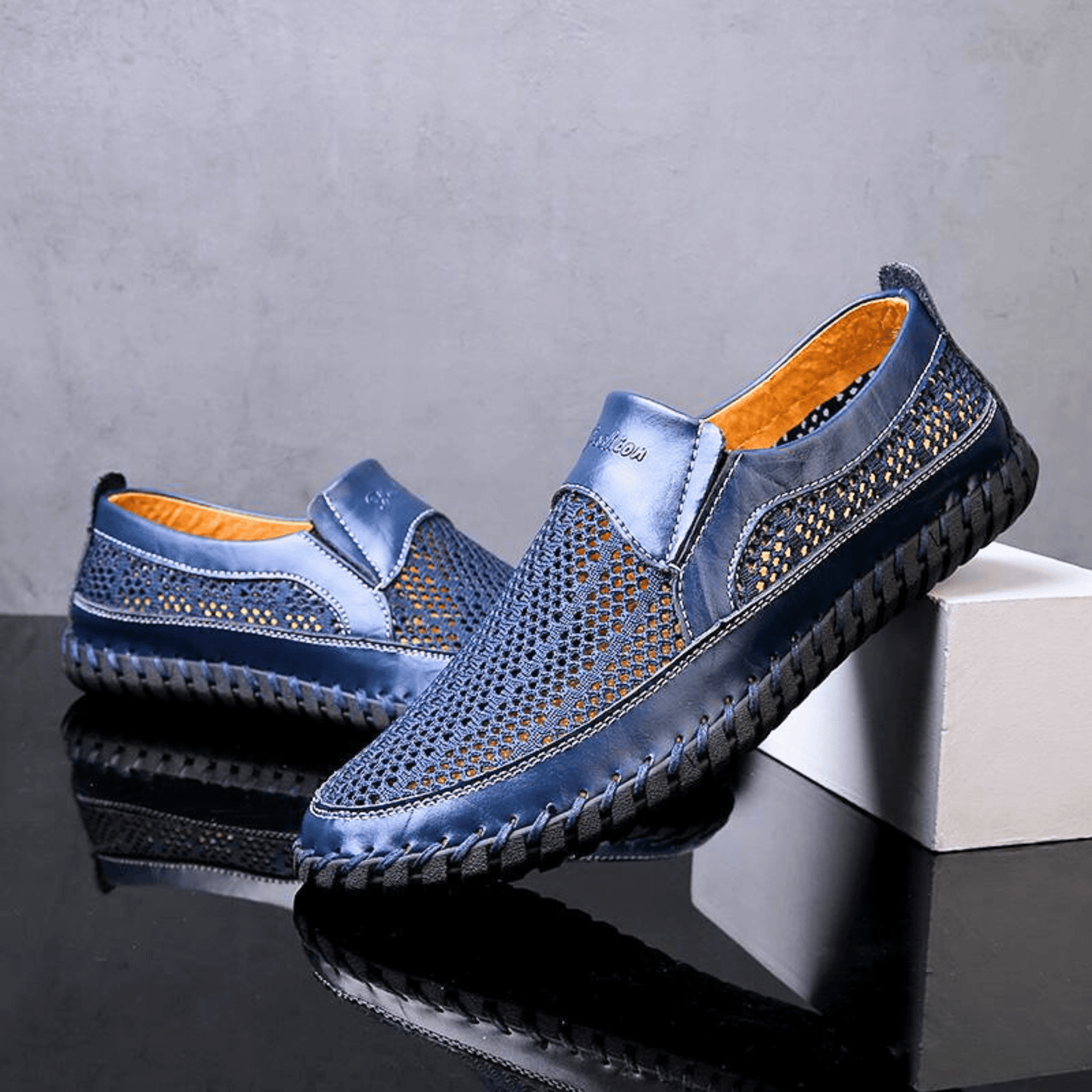 Zapatos sin cordones transpirables