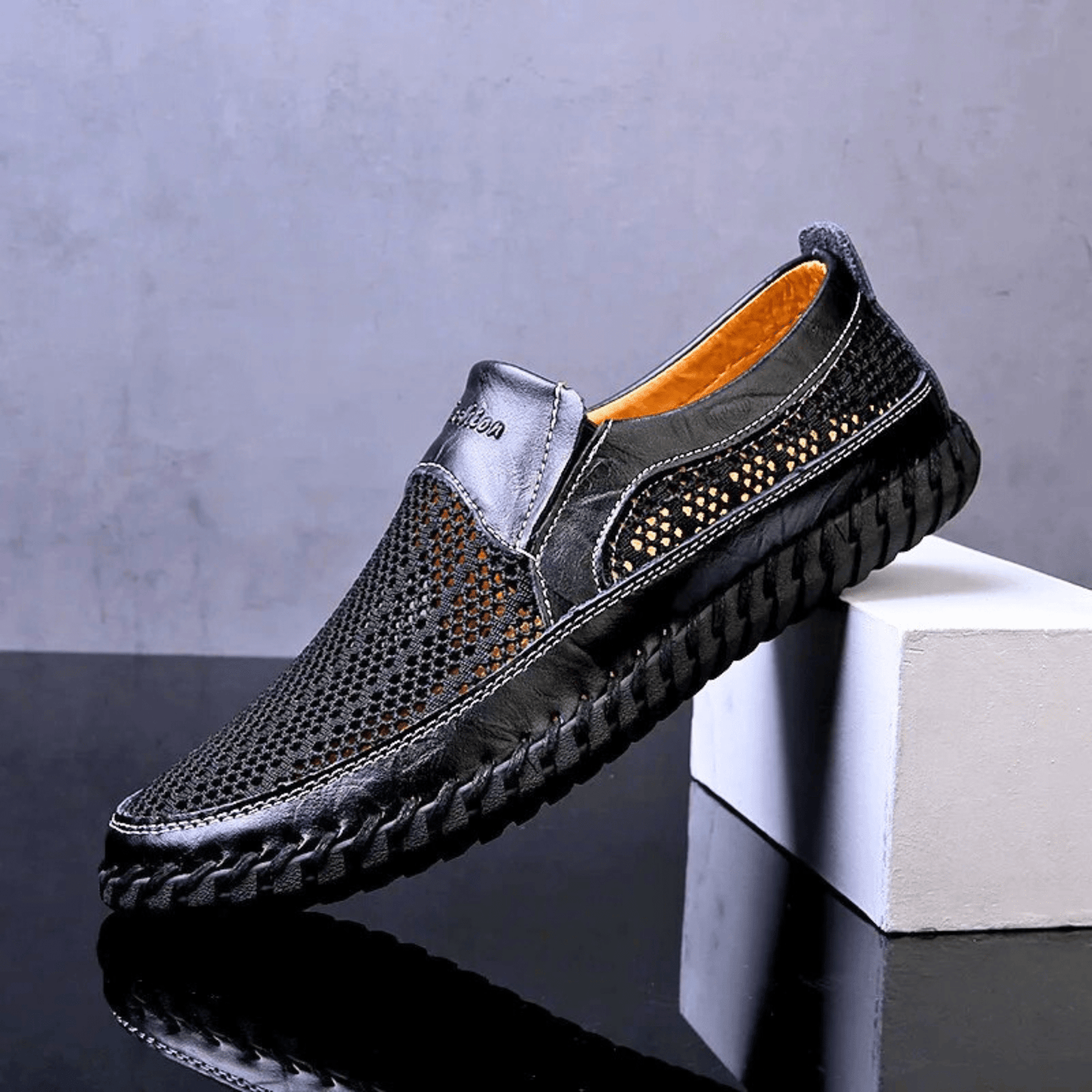 Zapatos sin cordones transpirables
