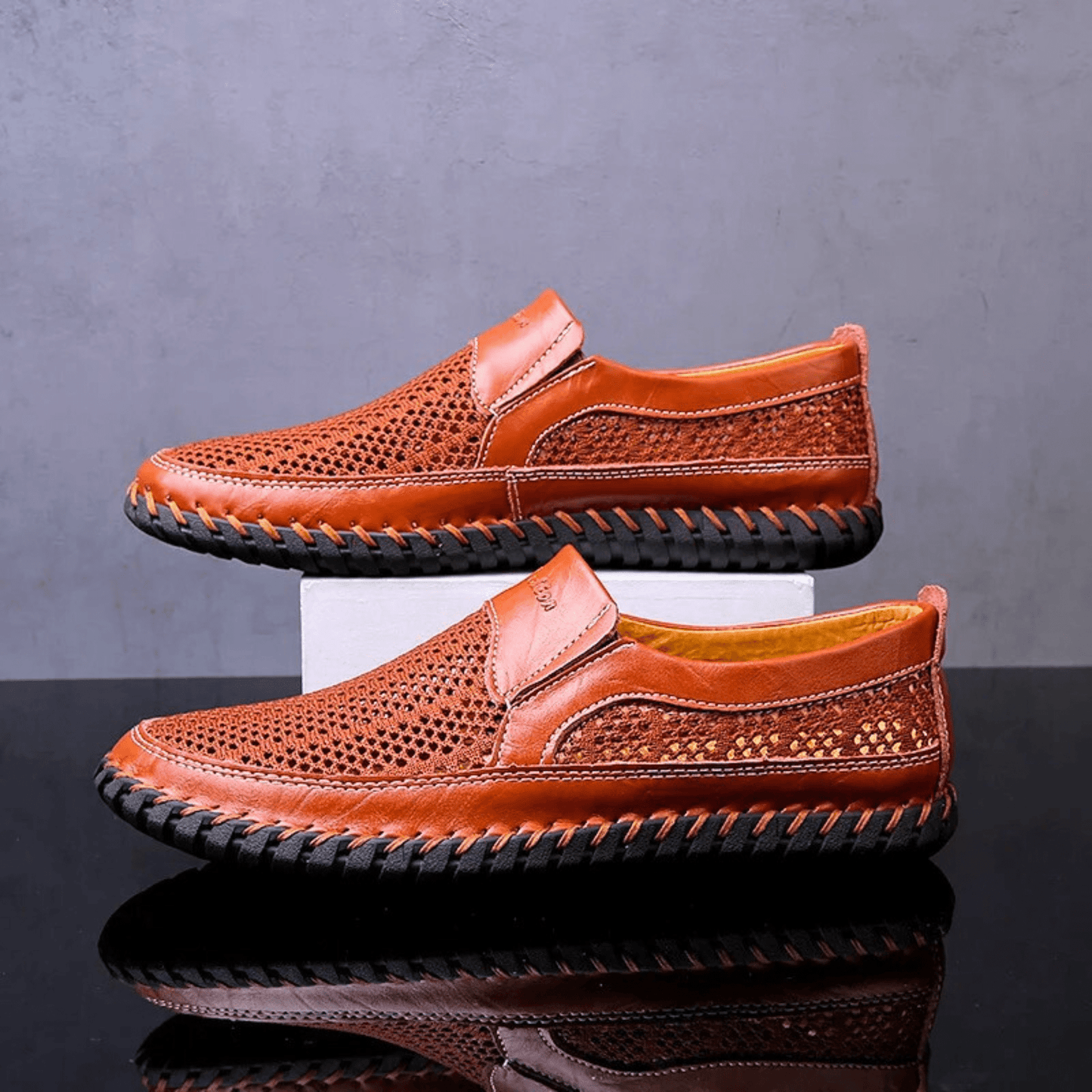 Zapatos sin cordones transpirables