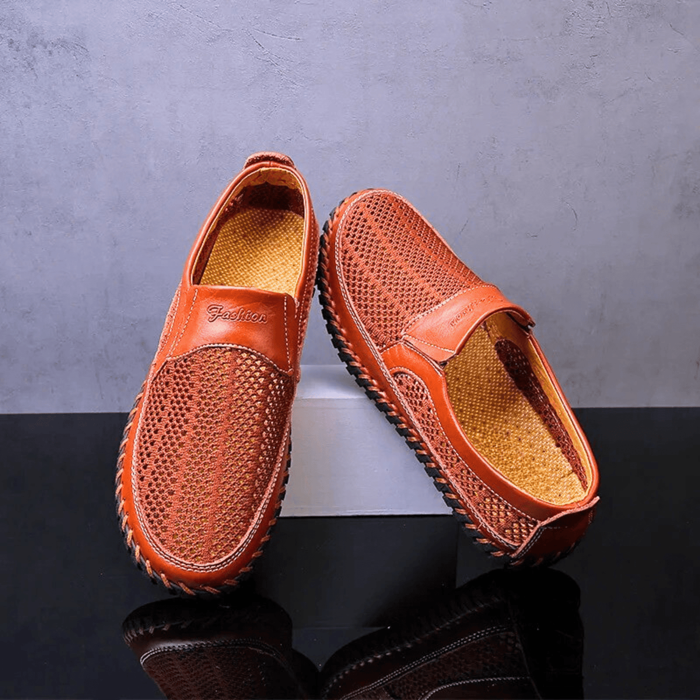 Zapatos sin cordones transpirables