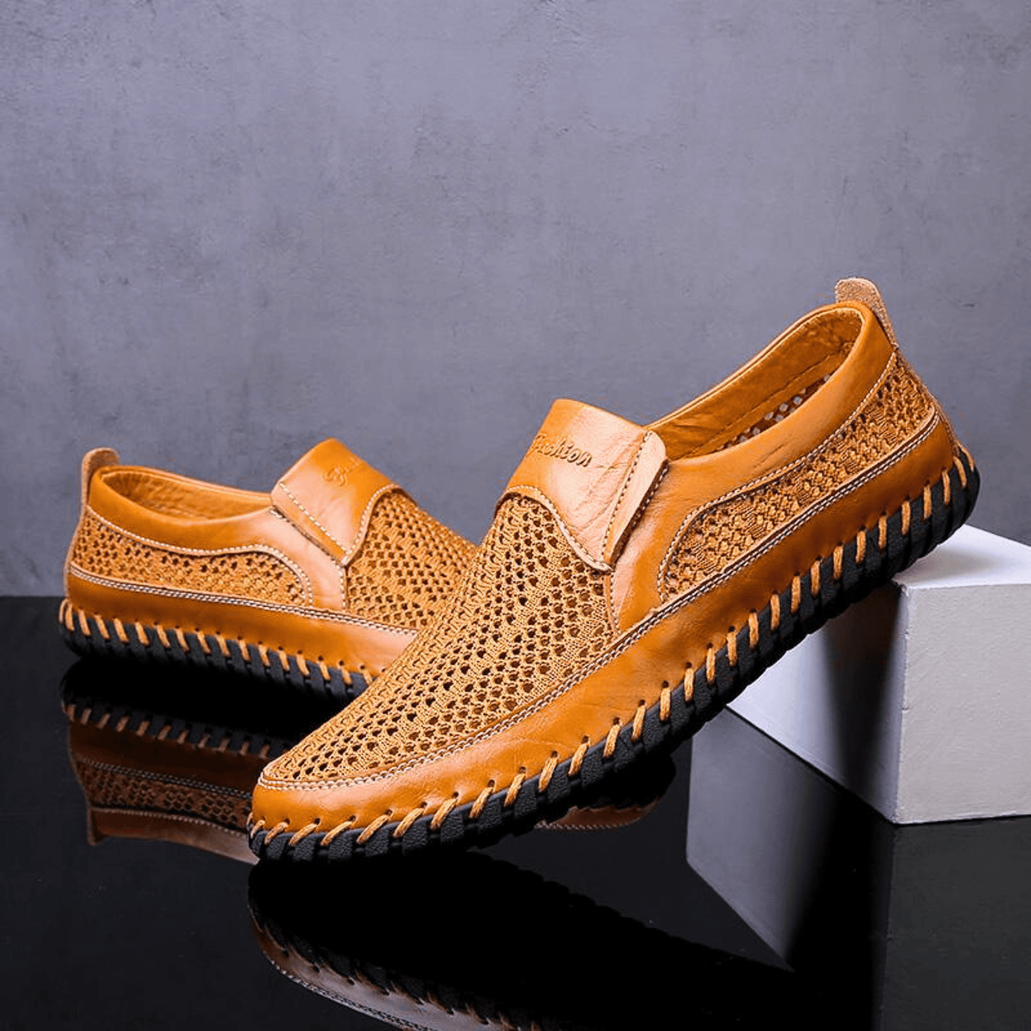 Zapatos sin cordones transpirables