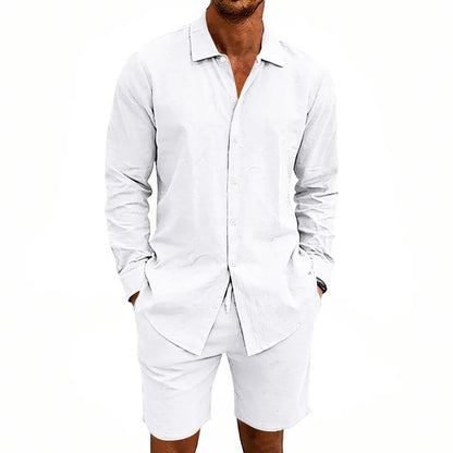 Elegante conjunto de verano de lino