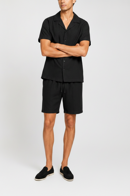Elegante conjunto de lino