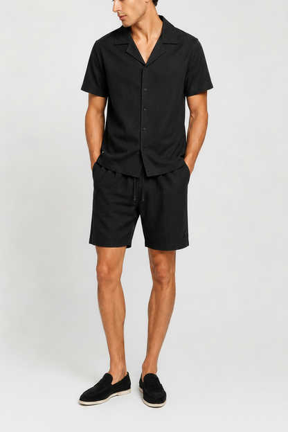 Elegante conjunto de lino
