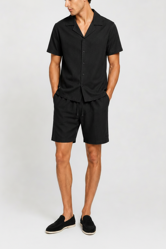 Elegante conjunto de lino